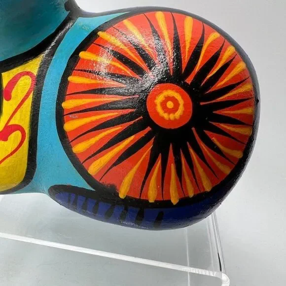 Vintage Puerto Vallarte 1990 Art Deco Cool Mexican Cat Ceramic Home Decor - Picture 5 of 13